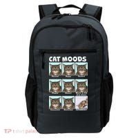 Cat Moods Funny Meme Backpack thumb 0