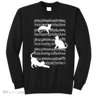 Cat Music Note Sheet Sweatshirt thumb 0