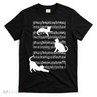 Cat Music Note Sheet T-Shirt thumb 0