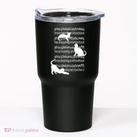 Cat Music Note Sheet Tumbler thumb 0
