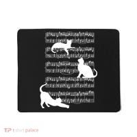 Cat Music Note Sheet Mousepad thumb 0