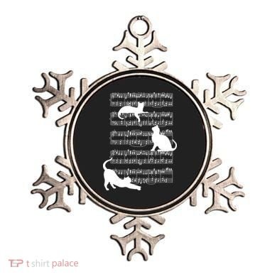 Cat Music Note Sheet Ornament