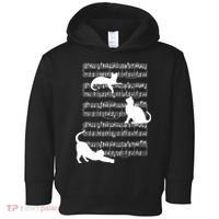 Cat Music Note Sheet Toddler Hoodie thumb 0