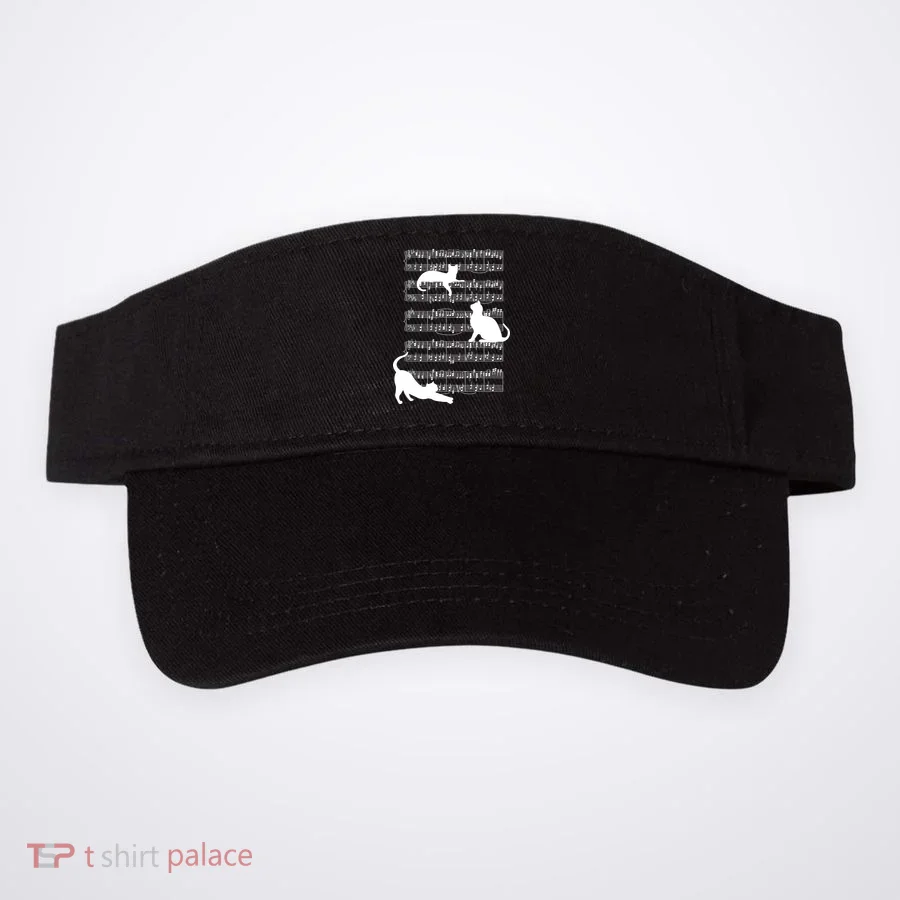 Cat Music Note Sheet Visor