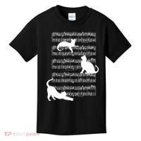 Cat Music Note Sheet Kids T-Shirt thumb 0