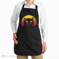 Cat Retro Sunset Apron thumb 2