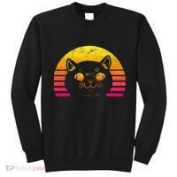 Cat Retro Sunset Sweatshirt thumb 0