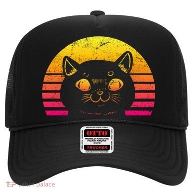 Cat Retro Sunset Hat
