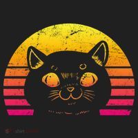 Cat Retro Sunset Hat thumb 2