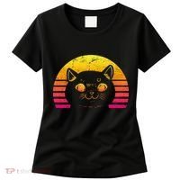 Cat Retro Sunset Women's T-Shirt thumb 0