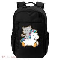 Cat Riding Unicorn Backpack thumb 0