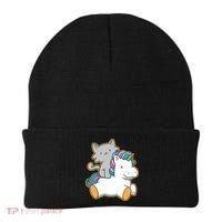 Cat Riding Unicorn Beanie thumb 0