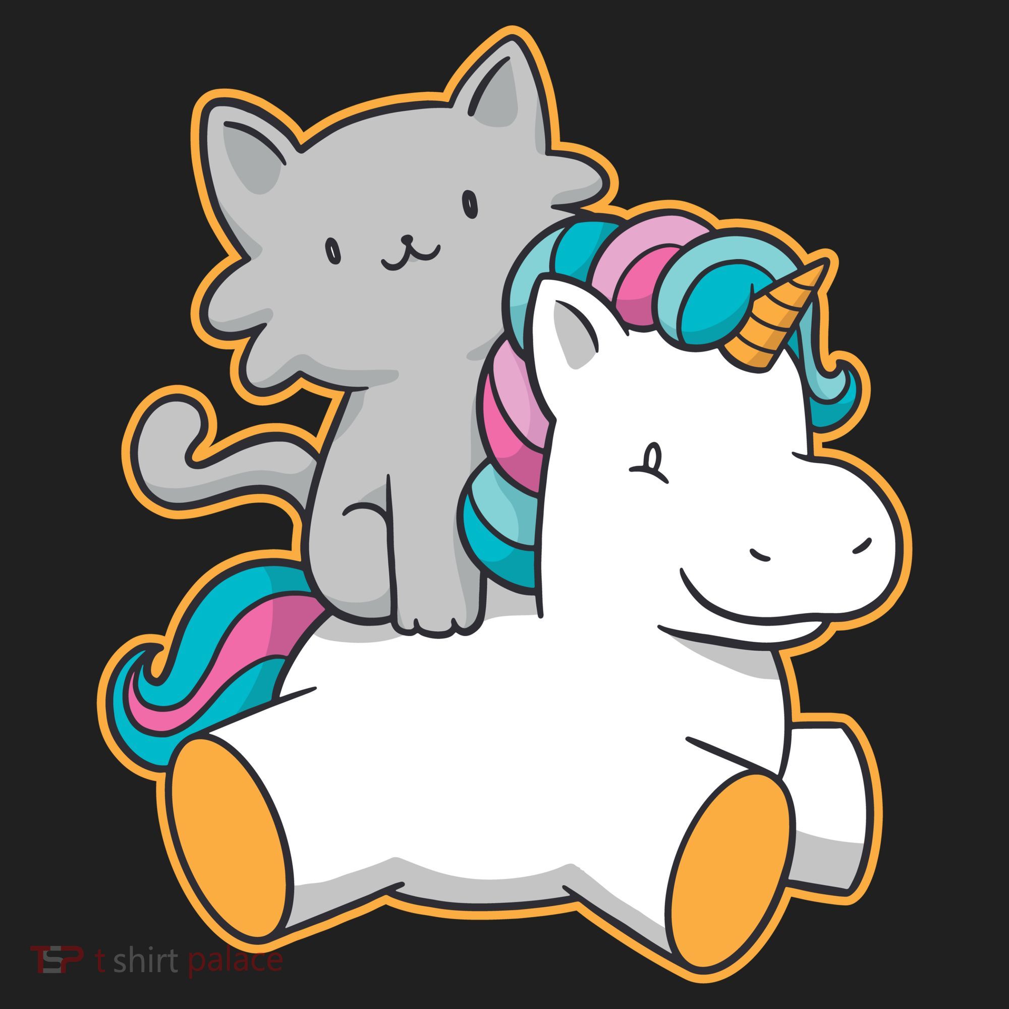 Cat Riding Unicorn Beanie