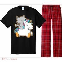 Cat Riding Unicorn Pajama Set thumb 0