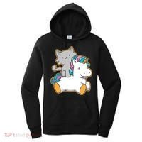Cat Riding Unicorn Women's Hoodie thumb 0