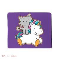 Cat Riding Unicorn Mousepad thumb 0