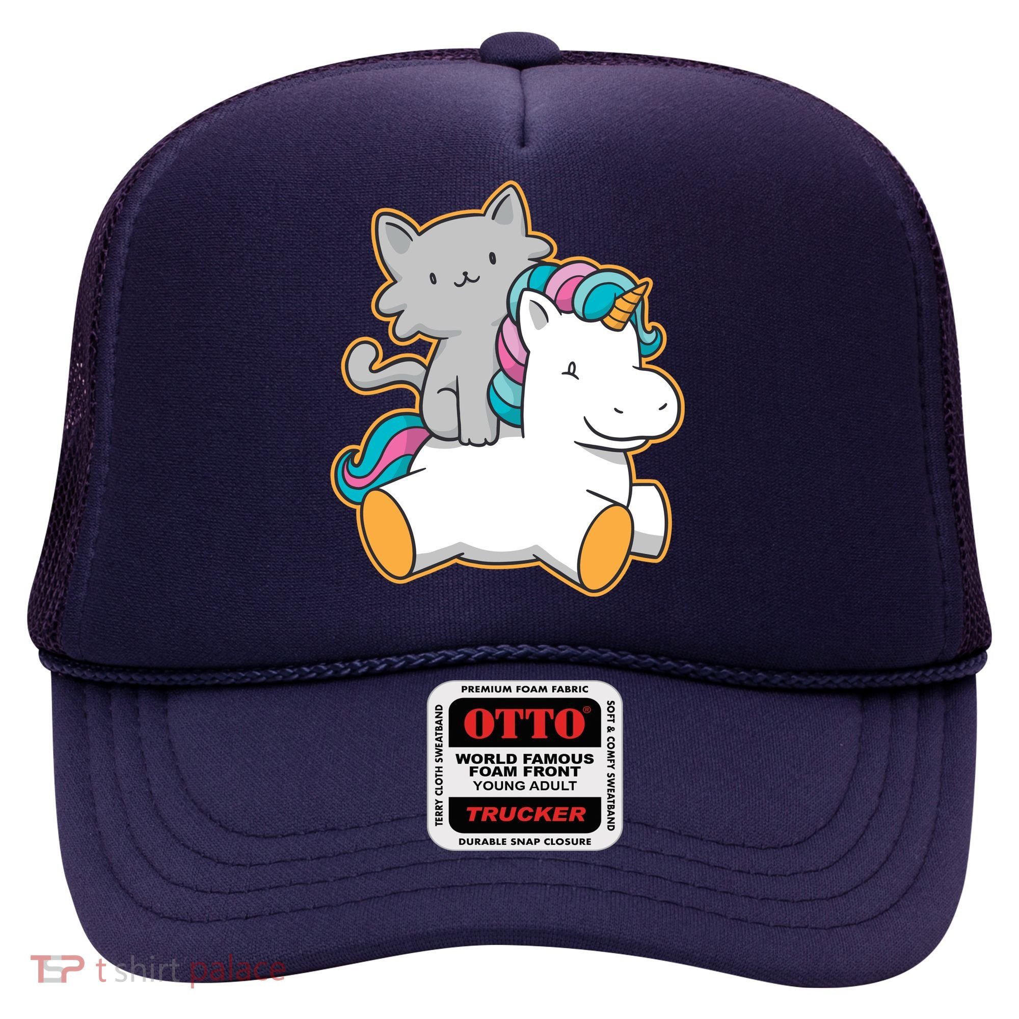 Cat Riding Unicorn Hat