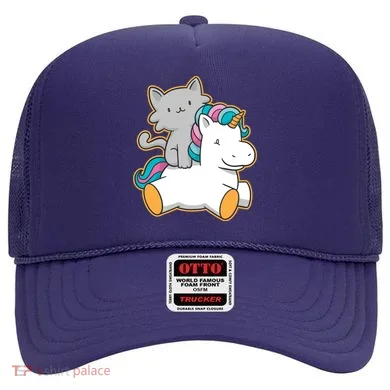 Cat Riding Unicorn Hat