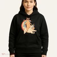 Cat Riding Unidog Funny Dog Unicorn Hoodie thumb 5