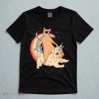 Cat Riding Unidog Funny Dog Unicorn T-Shirt thumb 5
