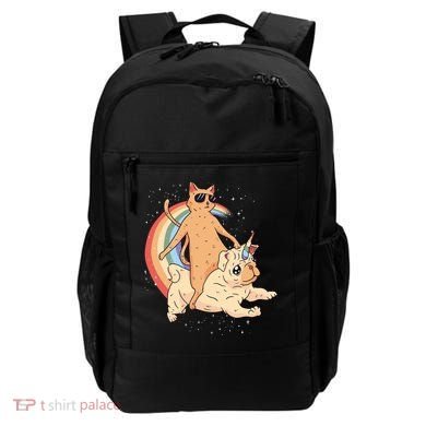 Cat Riding Unidog Funny Dog Unicorn Backpack