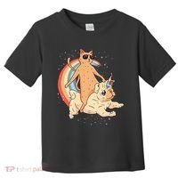 Cat Riding Unidog Funny Dog Unicorn Toddler T-Shirt thumb 0