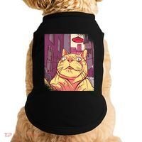 Cat Selfie Funny Doggie Tank thumb 0