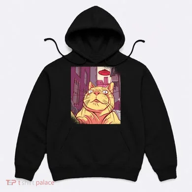 Cat Selfie Funny Hoodie