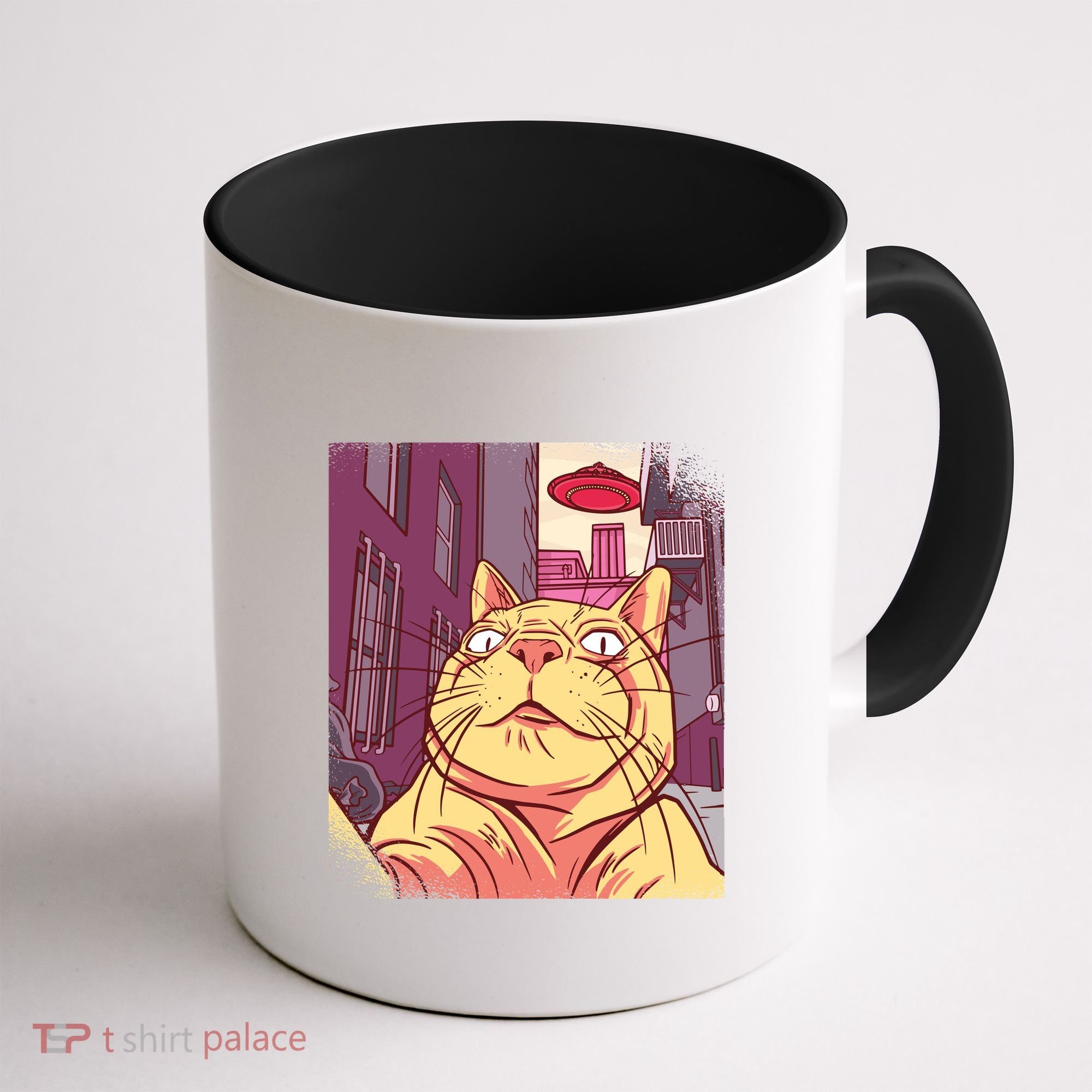 Cat Selfie Funny Coffee Mug