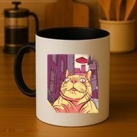 Cat Selfie Funny Coffee Mug thumb 4