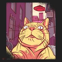 Cat Selfie Funny Beanie thumb 2