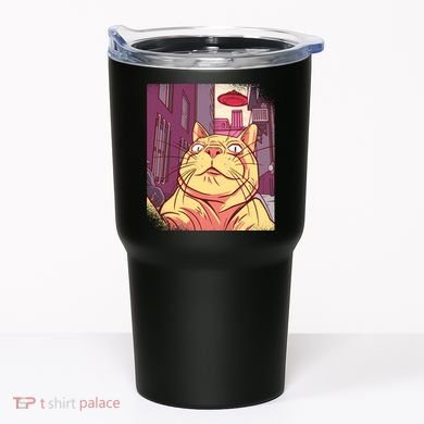 Cat Selfie Funny Tumbler