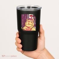 Cat Selfie Funny Tumbler thumb 2