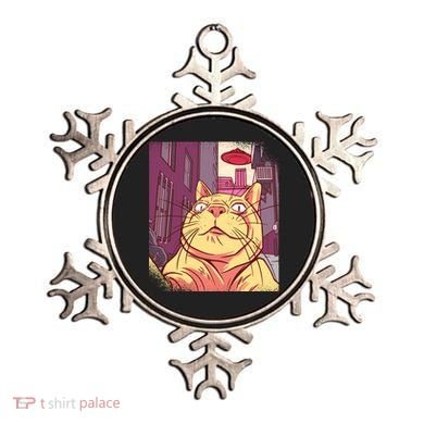 Cat Selfie Funny Ornament