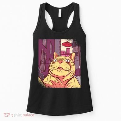 Cat Selfie Funny Women's Tank Top
