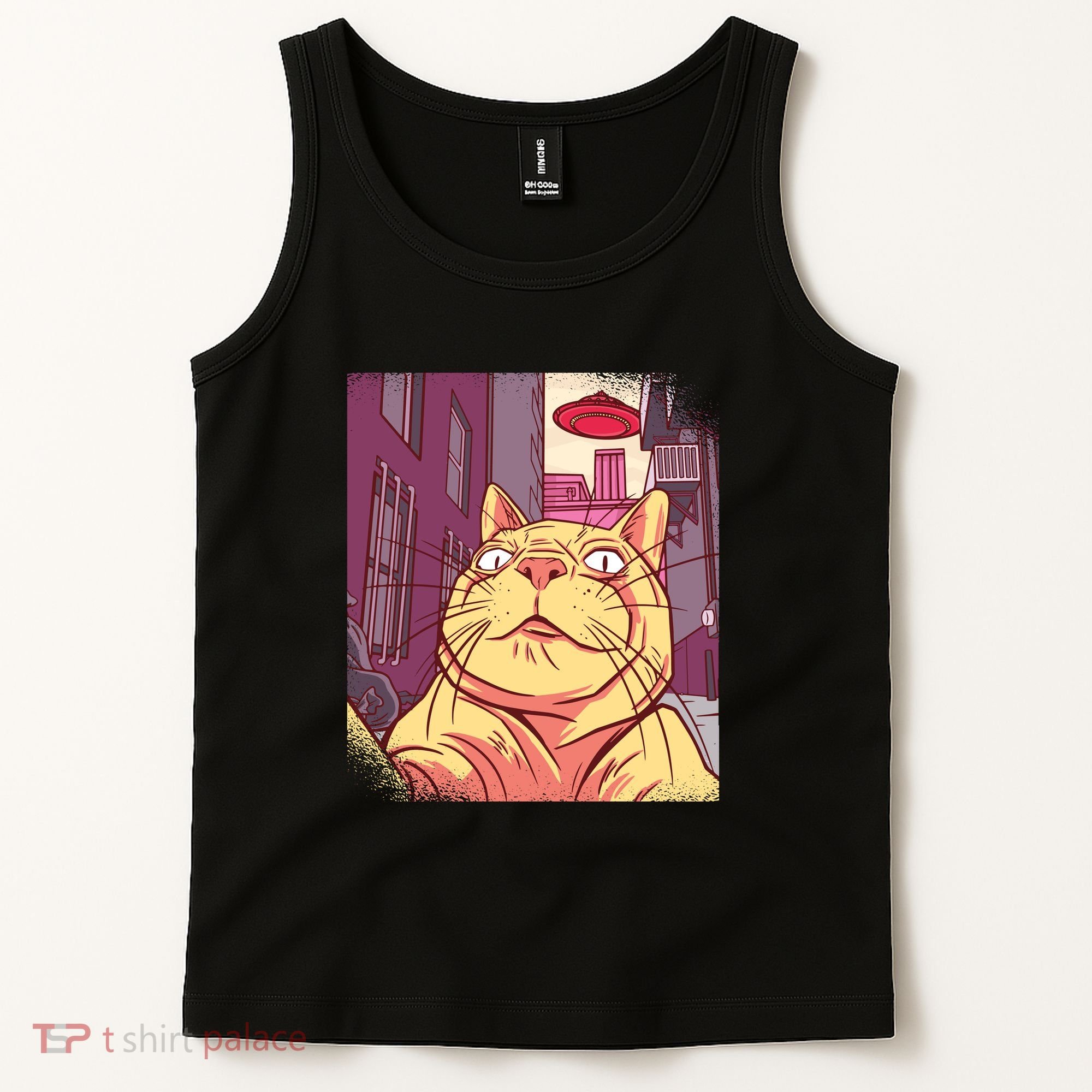 Cat Selfie Funny Tank Top