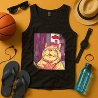 Cat Selfie Funny Tank Top thumb 4