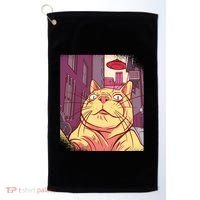 Cat Selfie Funny Golf Towel thumb 0
