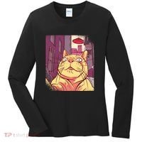 Cat Selfie Funny Women's Long Sleeve Shirt thumb 0