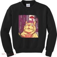 Cat Selfie Funny Kids Sweatshirt thumb 0