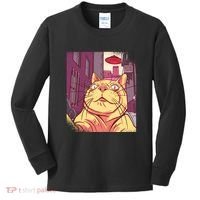 Cat Selfie Funny Kids Long Sleeve Shirt thumb 0