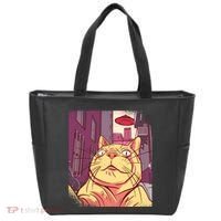 Cat Selfie Funny Tote Bag thumb 0