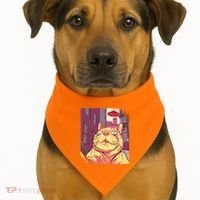 Cat Selfie Funny USA-Made Doggie Bandana thumb 1