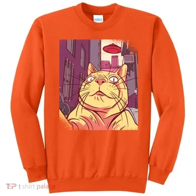 Cat Selfie Funny Sweatshirt