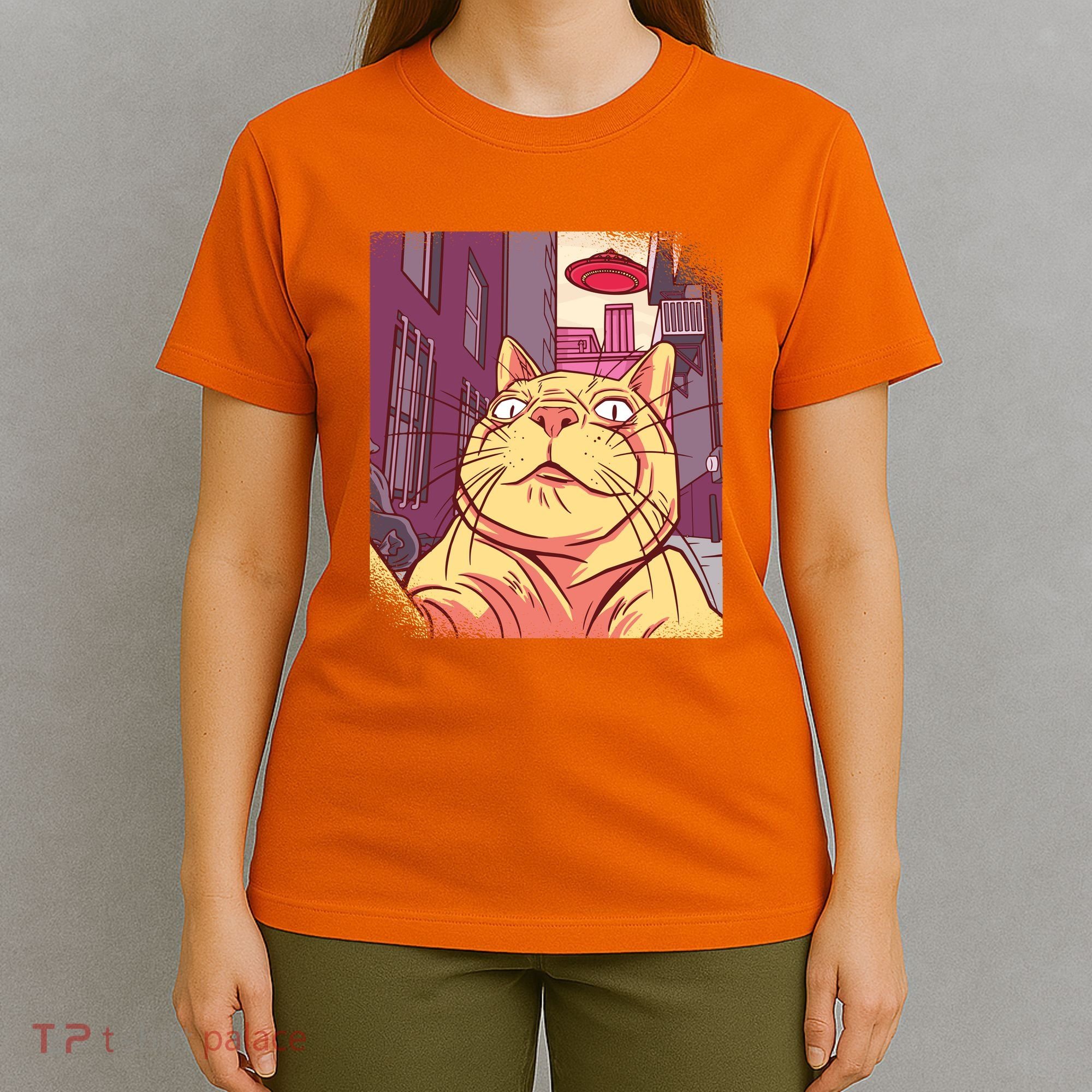 Cat Selfie Funny T-Shirt