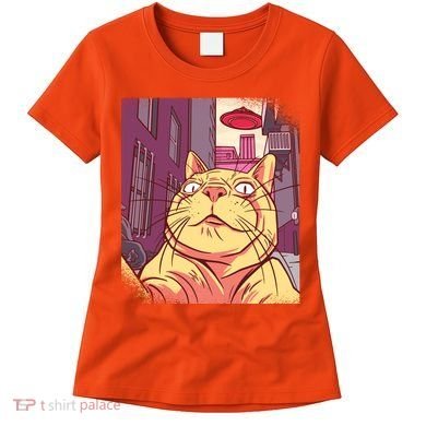 Cat Selfie Funny Women's T-Shirt