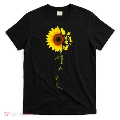Cat Sunflower Sunshine T-Shirt