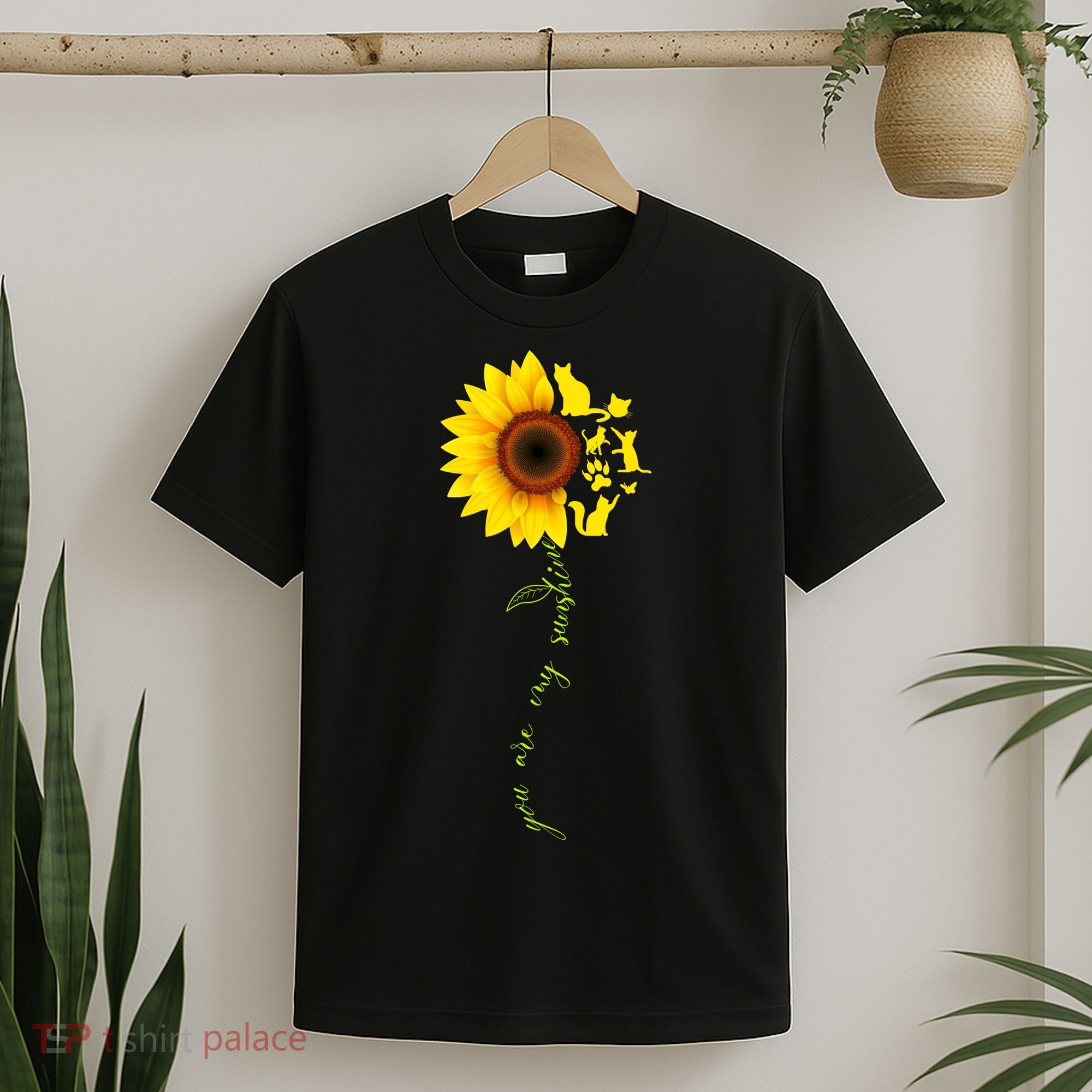 Cat Sunflower Sunshine T-Shirt