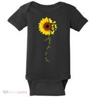 Cat Sunflower Sunshine Baby Bodysuit thumb 0