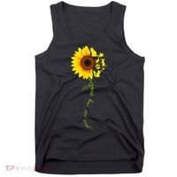 Cat Sunflower Sunshine Tank Top thumb 0